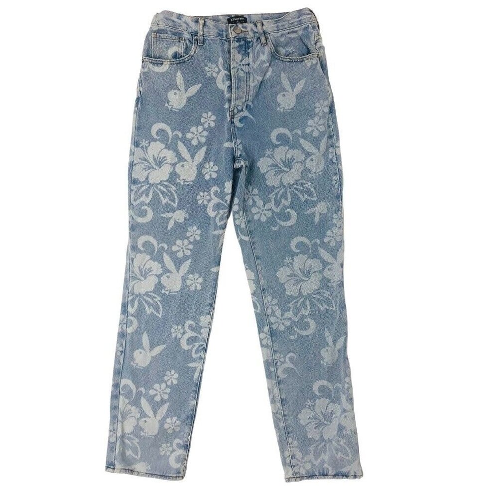 Vintage Playboy by Pacsun Jeans High Rise Light Wash Jeans Size 27 90s Grunge
